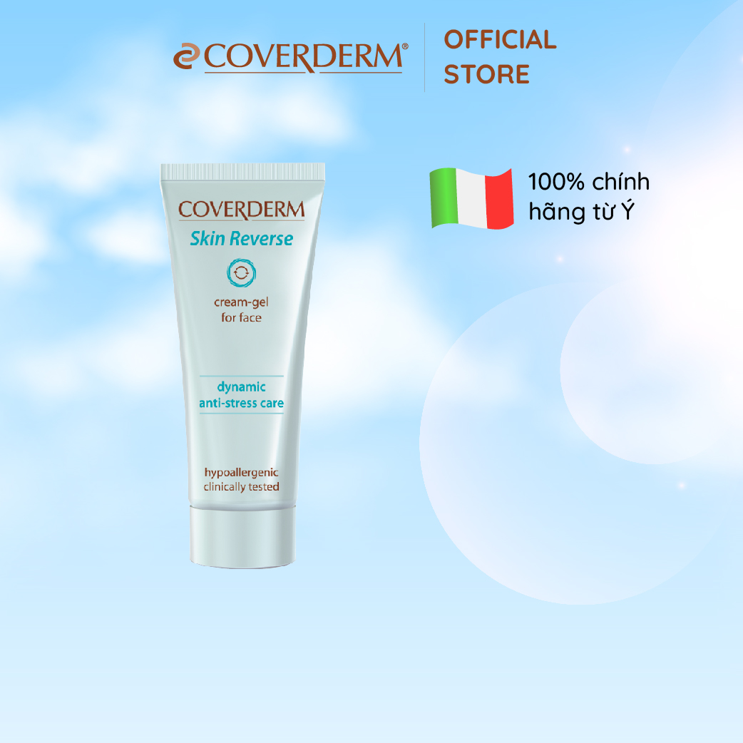 Kem Trị Mụn Công Thức Chuyên Biệt Từ Ý Coverderm Skin Reverse Giúp Giảm Mụn, Cấp Ẩm, Phục Hồi Da Tổn Thương Dung Tích 40ml