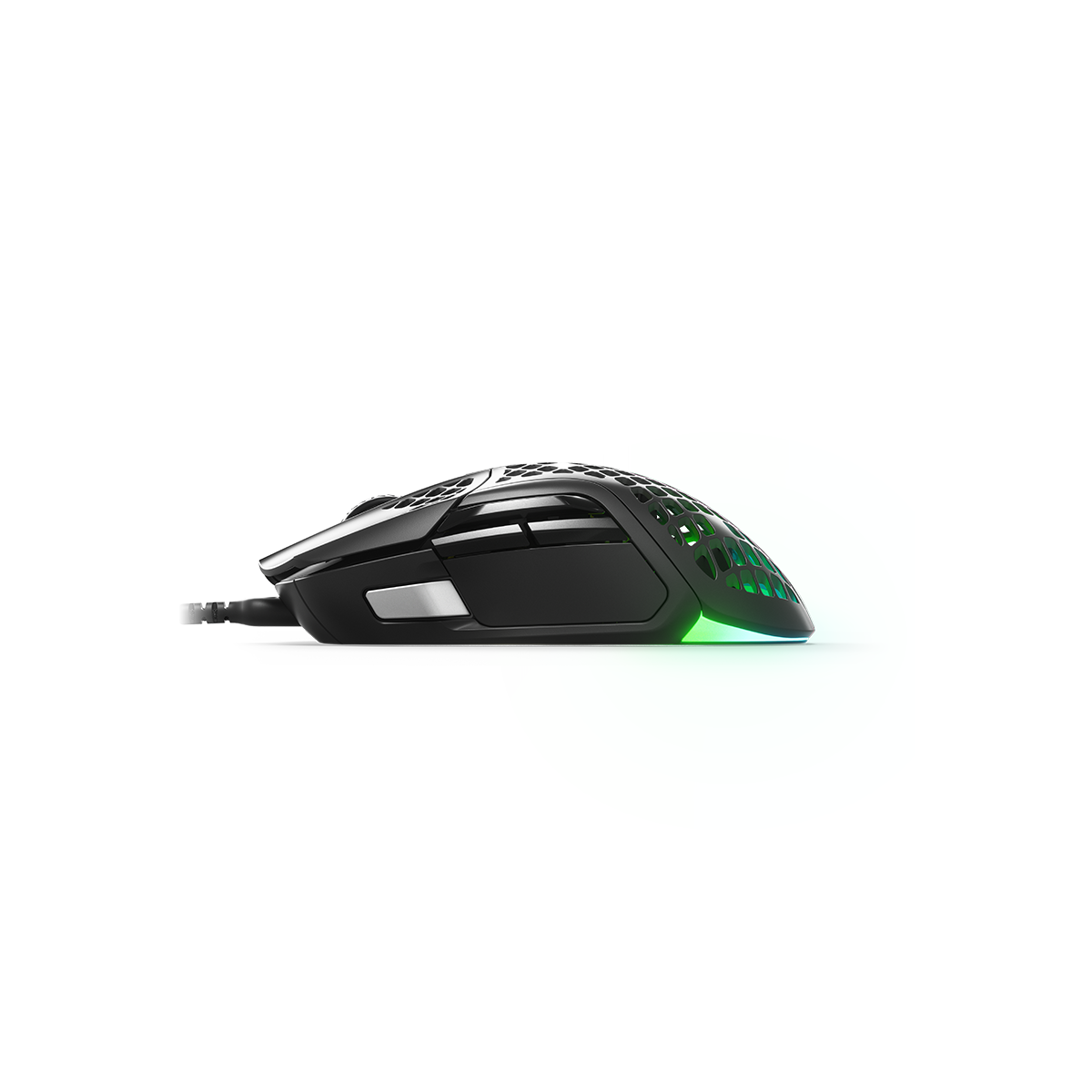 Chuột gaming có dây SteelSeries Aerox 5 màu đen, siêu nhẹ 66g, Led RGB, 9 nút, 18000 CPI, 400 IPS,hàng chính hãng, bảo hành 12 tháng