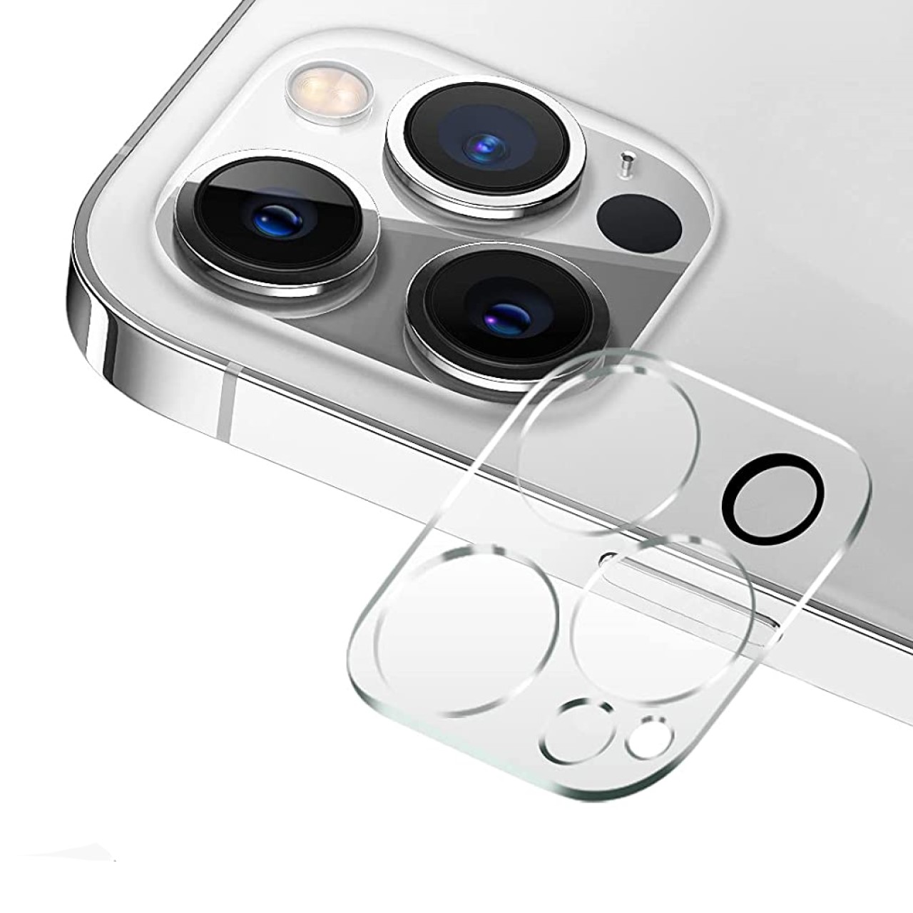 Kính Cường Lực Camera cho iPhone 11 12 13 14 Pro Max Mini Plus Full Bảo Vệ Toàn Diện Cụm Camera