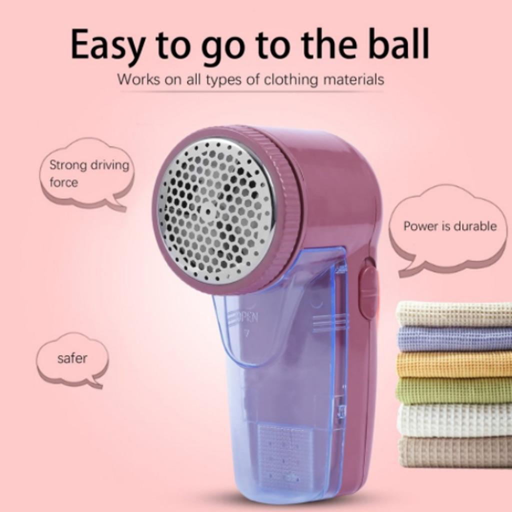 Portable Electric Lint Remover Towel Clothing Wool Sweater Fuzz Shaver Cleaner with Cover