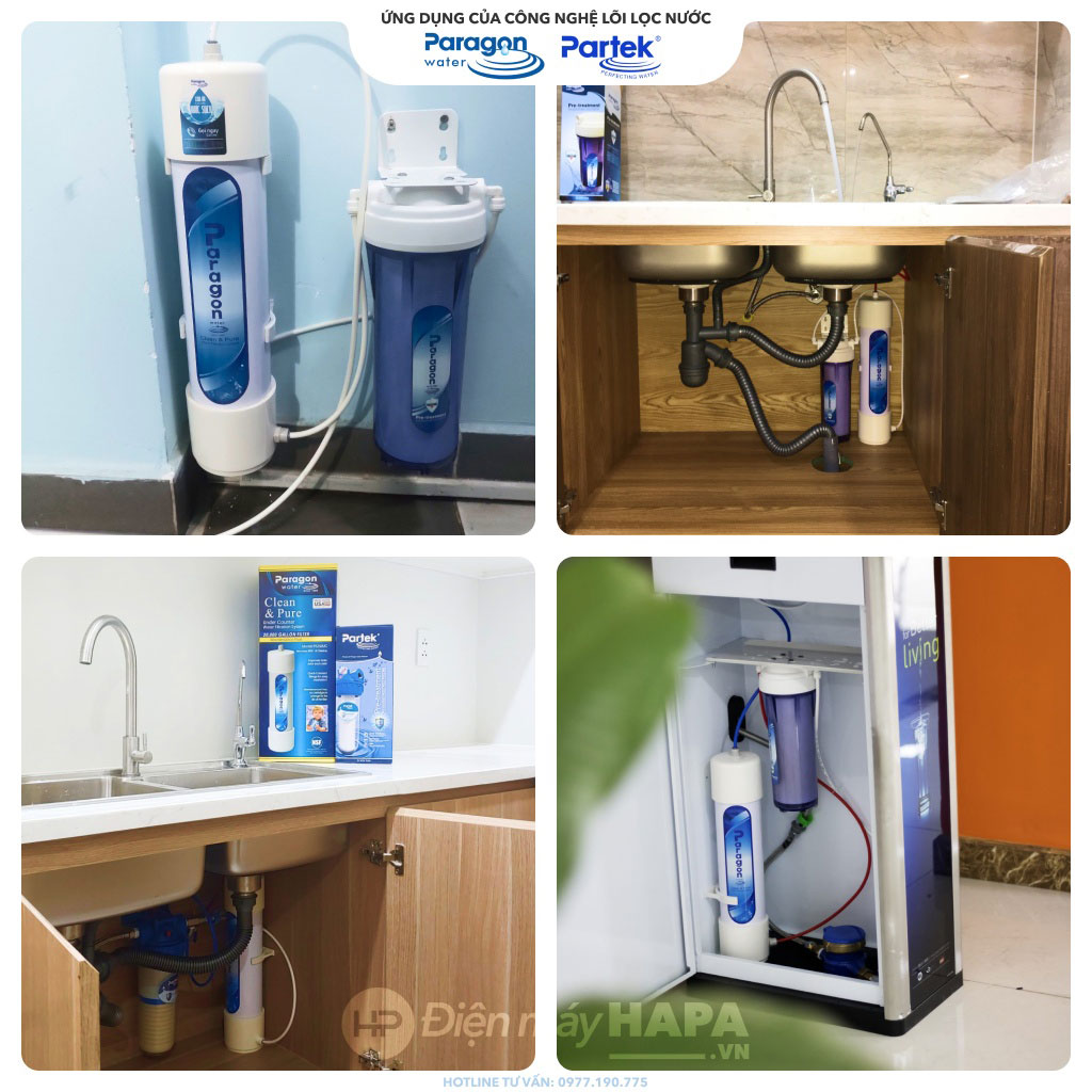 [SIÊU TỐC 2H] Lõi Lọc Nước PARAGON PARTEK P1005-PP 10 inch Lõi Sợi Bông Nén PP Cao Cấp Lõi Tiền Lọc Lõi Lọc Số 1 - Hàng Chính Hãng