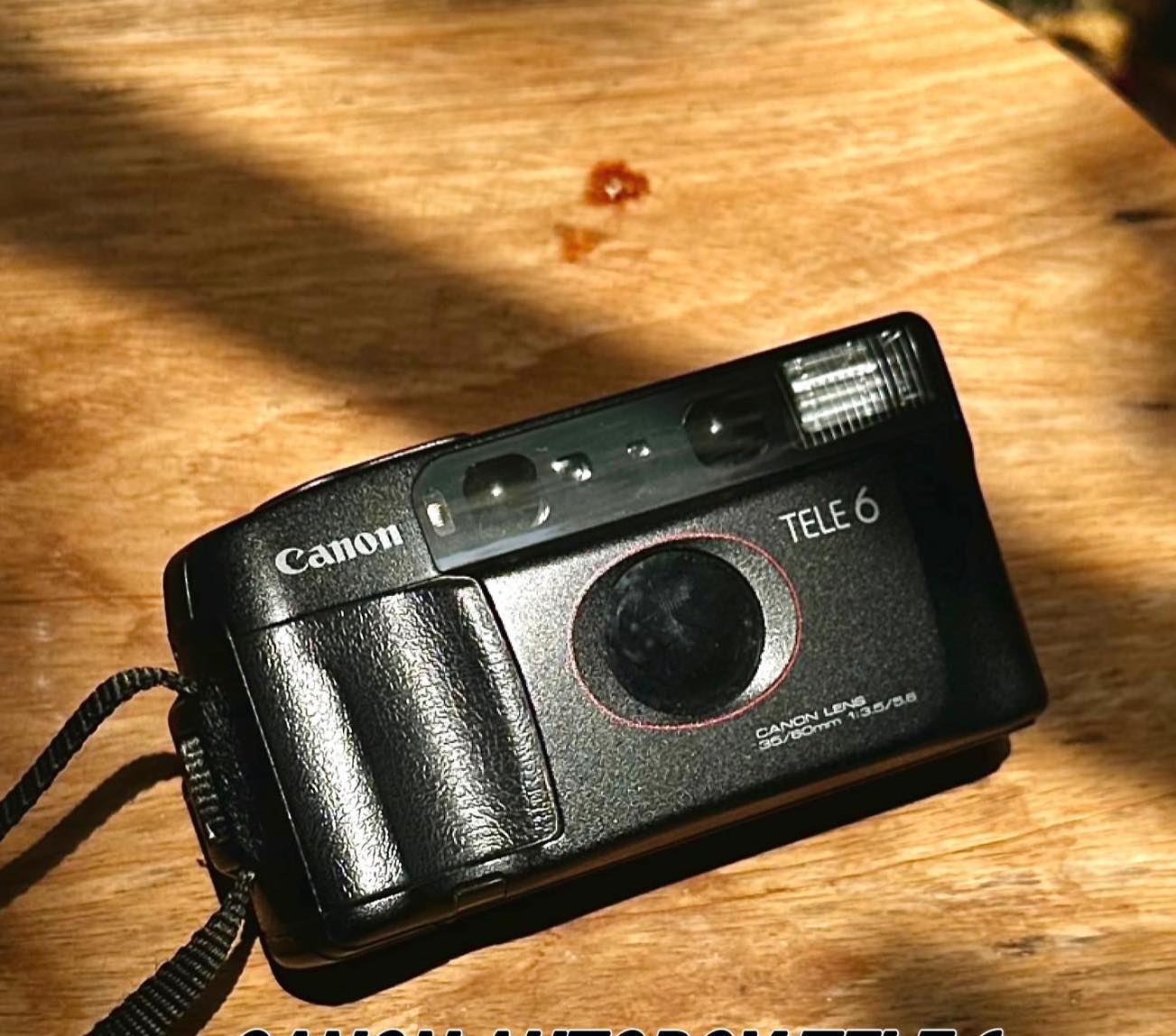 Máy ảnh film pns Canon Autoboy Tele6 có flash