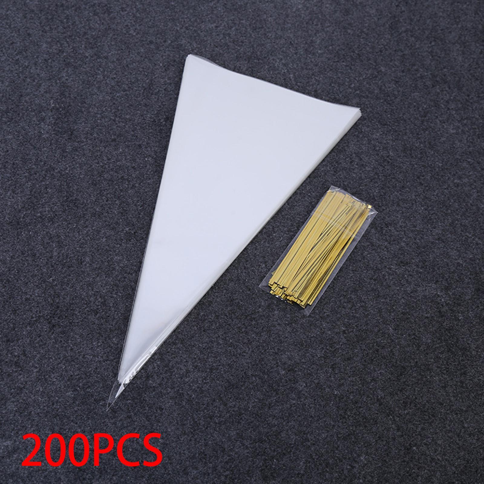 200x Treat Bags Bags Clear Bag for Birthday Gifts