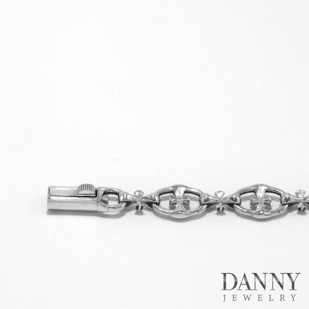 Lắc Tay Nam Bạc Thổ Nhĩ Kỳ Danny Jewelry Xi Rhodium Cao Cấp Không Đen II2T0009