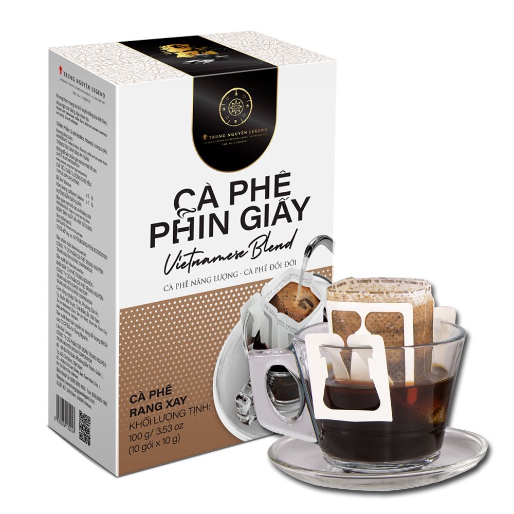 Cà Phê Phin Giấy Trung Nguyên Vietnamese Blend( Hộp 10 túi)