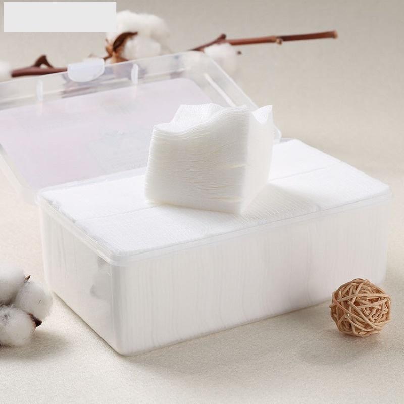 Bông tẩy trang cao cấp Laneila 1000 miếng có vỏ hộp xinh xắn  - Hộp 1000 bông tẩy trang, toner lau mặt