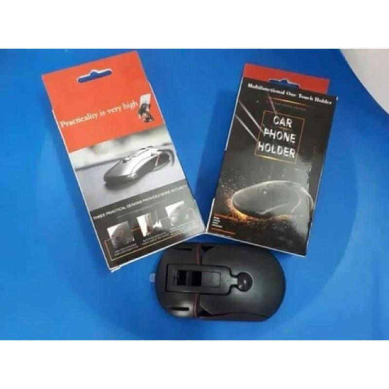 Kẹp cho điện thoại xoay 360 độ hình chuột