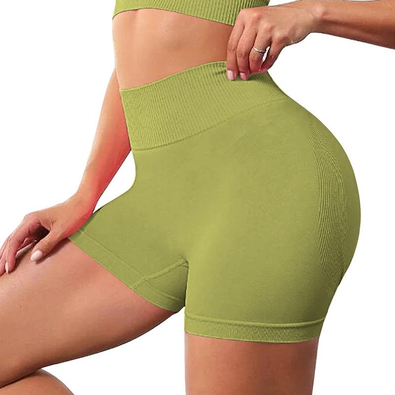 Quần short Yoga Lady Yoga High Workout Short Fitness Yoga nâng mông tập thể dục nữ tập thể dục yoga chạy quần ngắn trang phục thể thao Color: Black2 Size: S