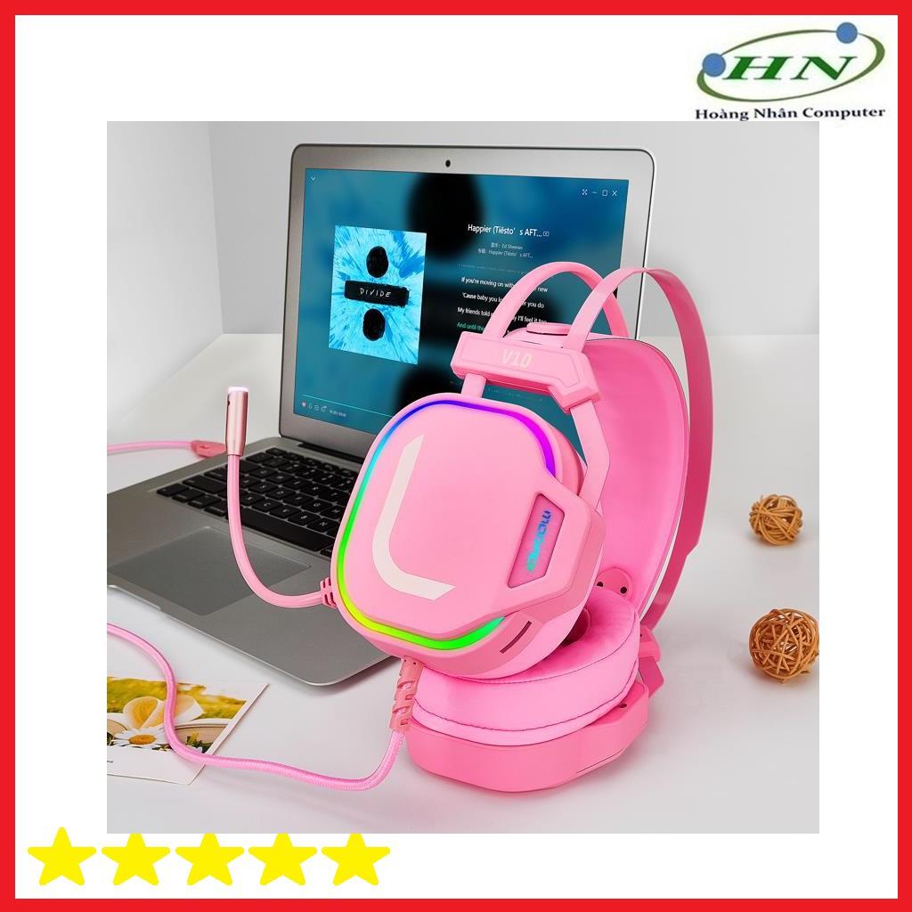 Tai nghe chơi game chuyên nghiệp V10 âm thanh 7.1 kết nối cổng USB