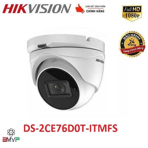 Camera Có Mic Hikvision DS-2CE76D0T-ITMFS 2.0Mp FullHD1080P - Hàng chính hãng