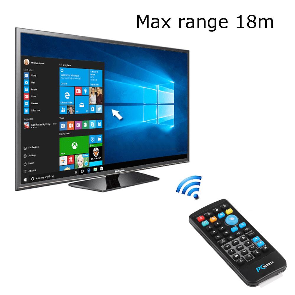 Bộ điều khiển điều khiển điều khiển từ xa chuột PC không dây IR điều khiển điều khiển từ xa IR cho LOPTOP PC CENTER máy tính Windows 7 8 10