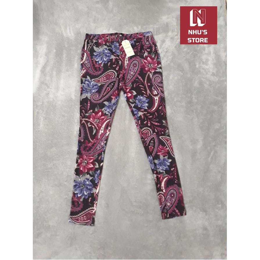 Quần Legging thun dành cho bạn nữ với nhiều họa tiết dùng để tập gym/yoga , co giãn 4 chiều thoải mái