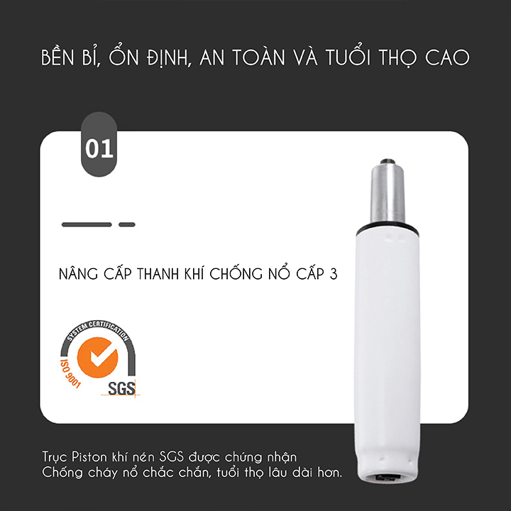 Ghế Boss Phong Cách Sang Trọng, Bọc Da PU Cao Cấp Có Âm Thanh Anh Sáng, Ghế Xoay Văn Phòng 360 Độ