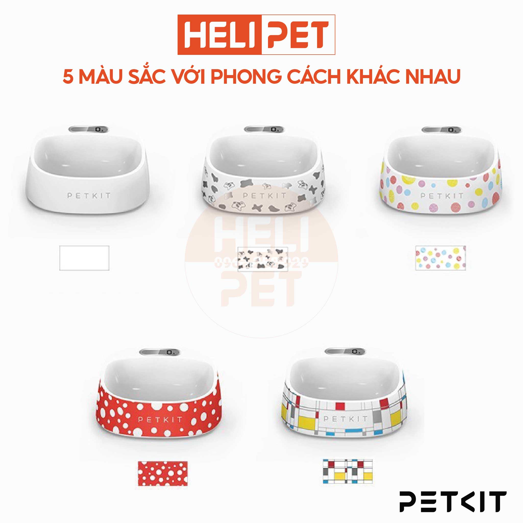 Bát Ăn Thông Minh, Chén Ăn Định Lượng, Cân Thức Ăn Cao Cấp, Kháng Khuẩn PETKIT - HeLiPet