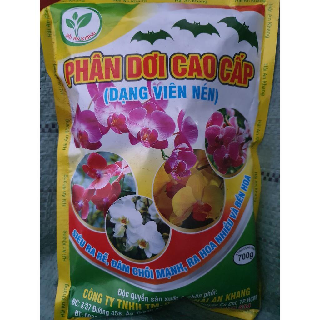 Phân Dơi Cao Cấp Dạng Viên Nén 700g - Chuyên Dùng Cho Hoa Lan Hoa Hồng Cây Kiểng