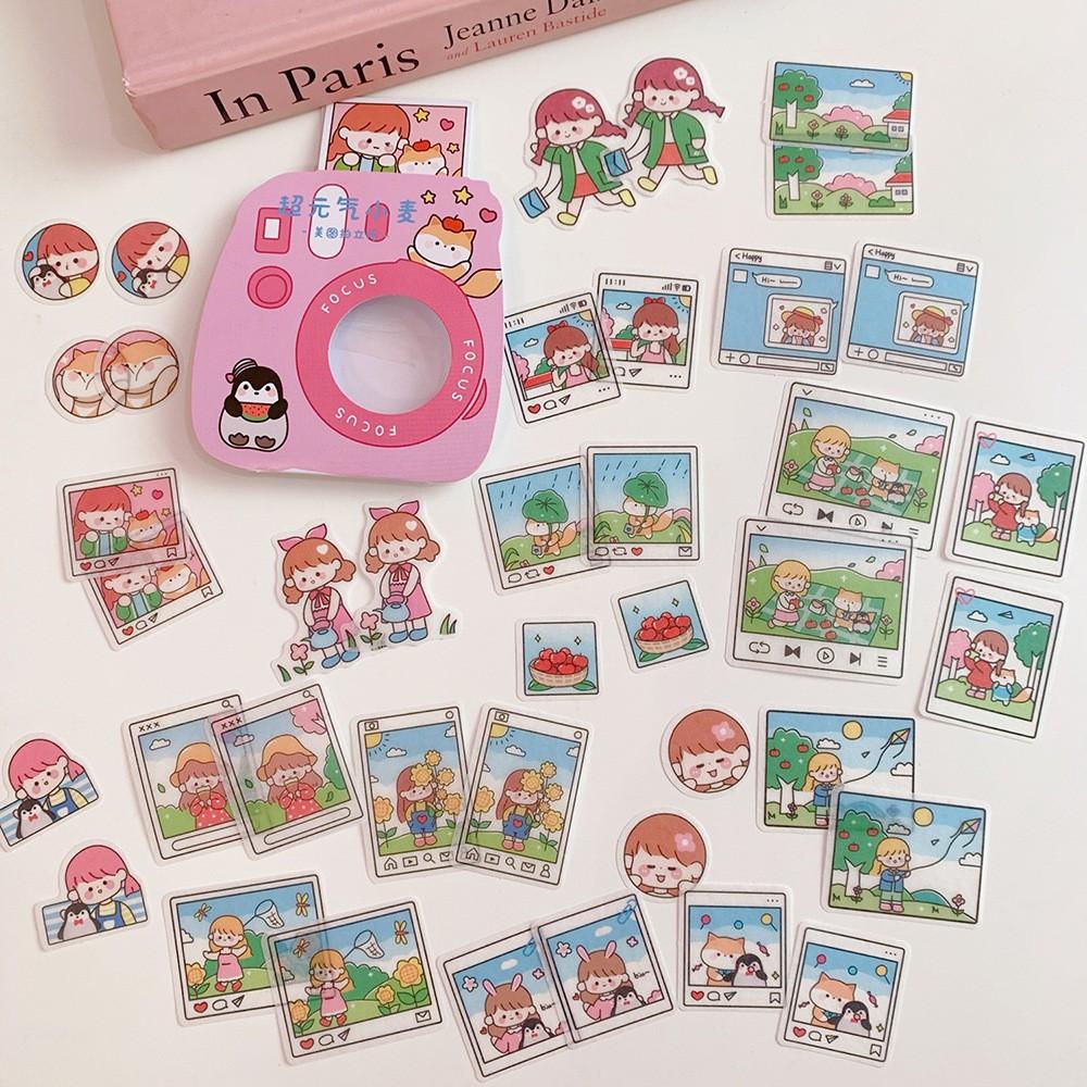 Bộ 40 Sticker Cô Gái Nhỏ