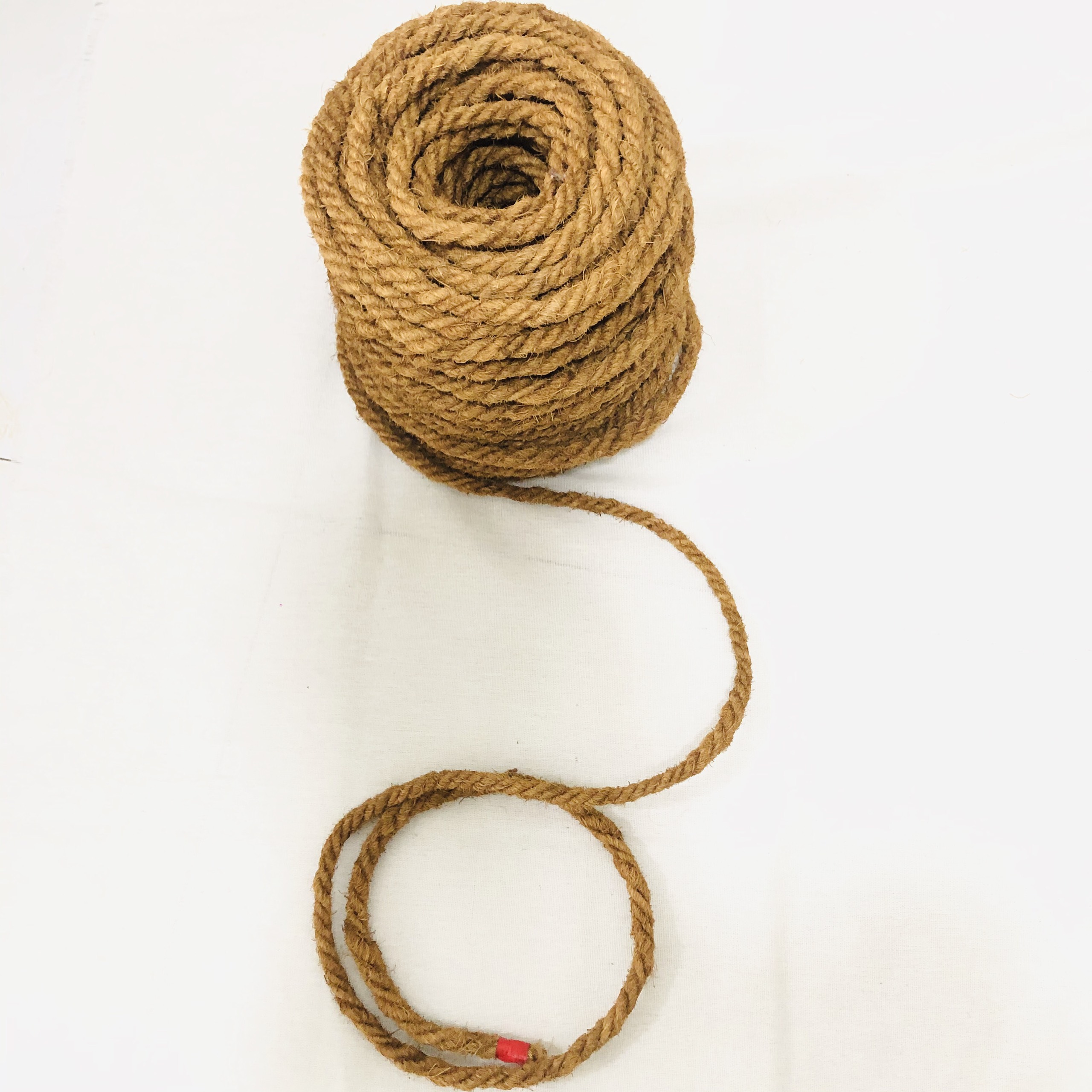 Dây thừng xơ dừa đường kính 10MM, 25M/Cuộn dùng để trang trí nhà cửa, làm quà handmade
