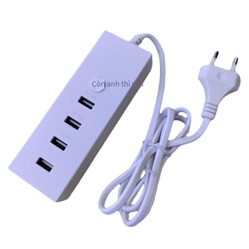 Phong cách mới nhất bán trực tiếp 4 cổng USB du lịch đầu sạc nhanh điện thoại di động máy tính bảng cắm sạc nhanh đa năng 5V 2A