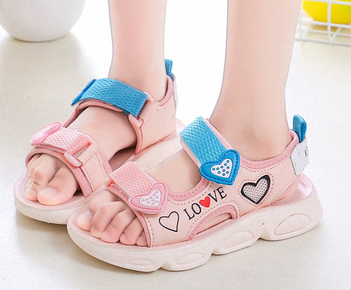 Sandal in hình trái tim dễ thương cho bé gái - SAD0119