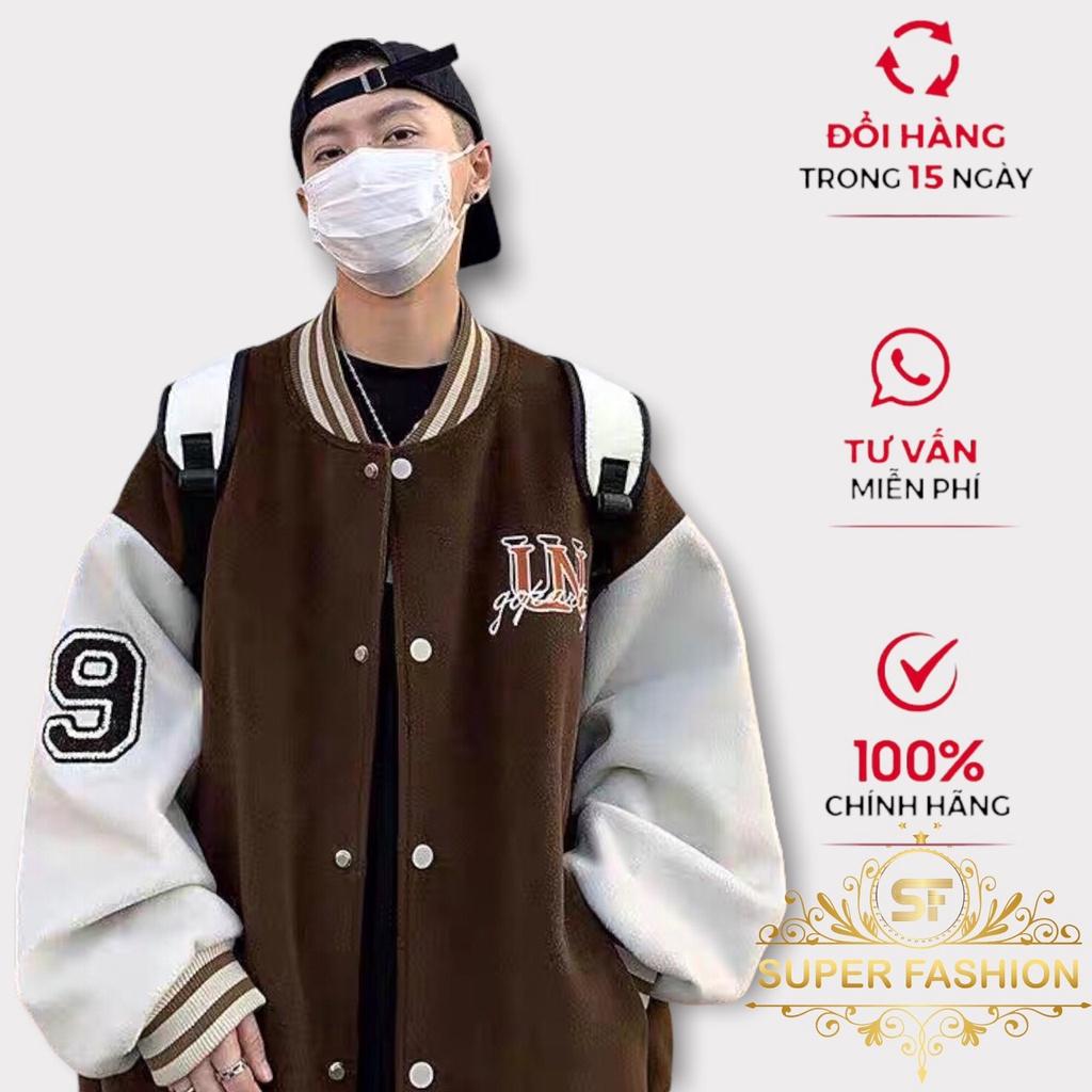 Áo Khoác Bomber Nam Super Fashion Chất Nỉ Mềm Thêu Chữ UN Phong Cách Hot Trend
