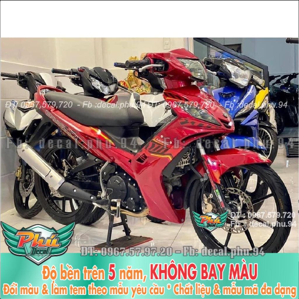 Tem Rời Ex 2006-2010 đỏ đen Crypton  -1