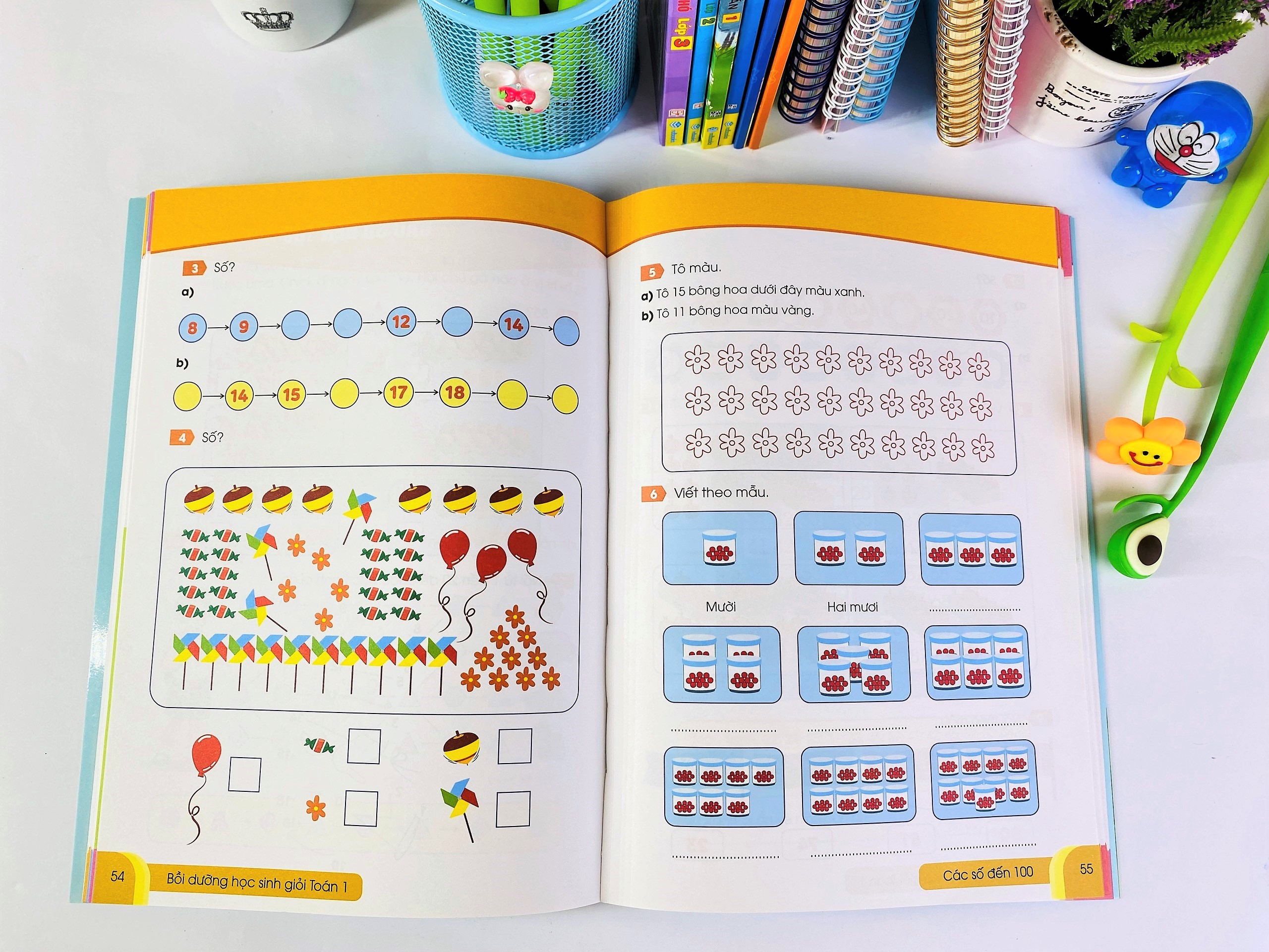 Sách - Bồi Dưỡng Học Sinh Giỏi Toán Lớp 1 - Biên soạn theo chương trình GDPT mới - ndbooks