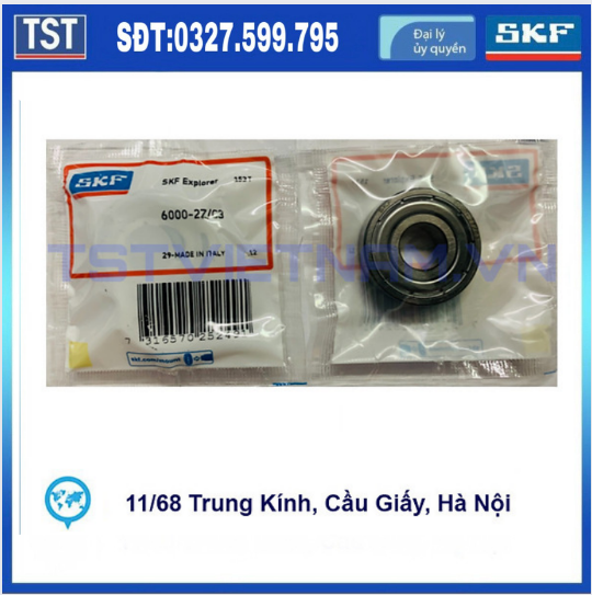 Vòng bi bạc đạn SKF 6000-2Z/C3