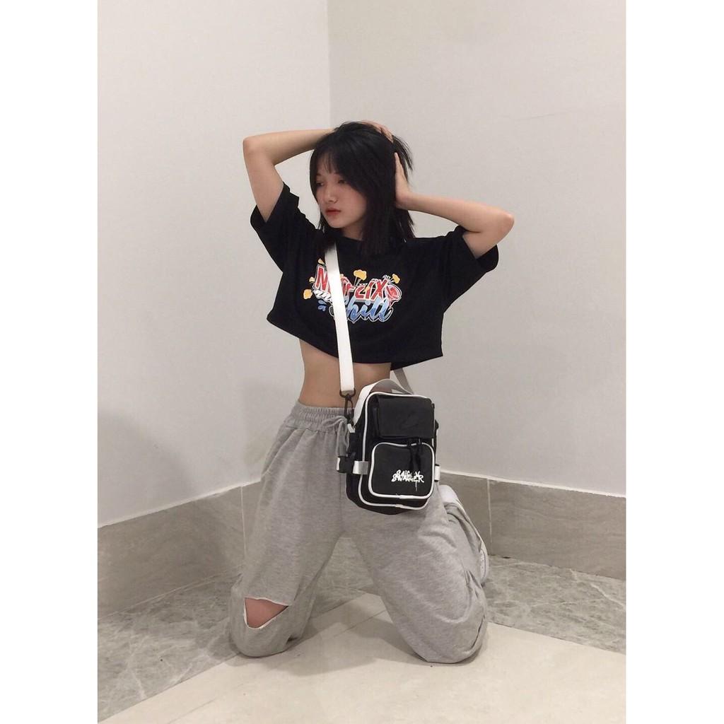 Túi Đeo Chéo Nam, Nữ Nhựa Đen SAIGON SWAGGER SGS Flexible Plastic Bag