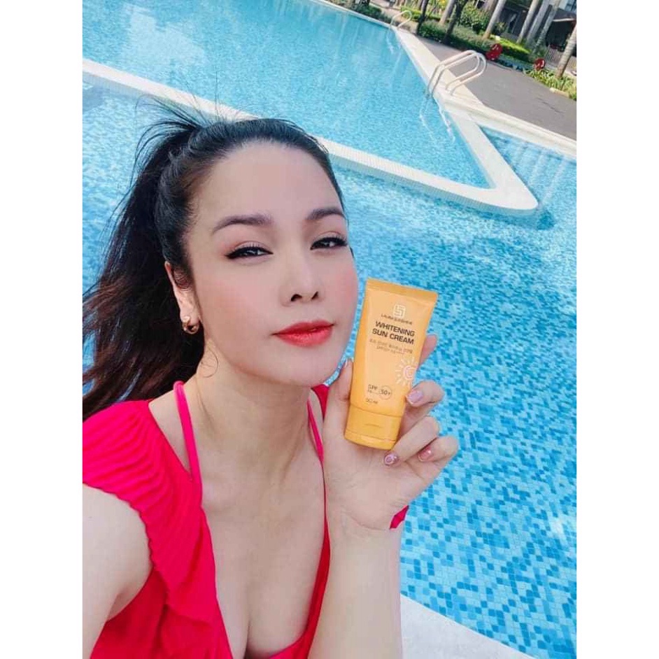 Kem chống nắng trắng da Nhật Kim Anh - Laura Sunshine Whitening Sun Cream SPF50+ PA+++ 50ml