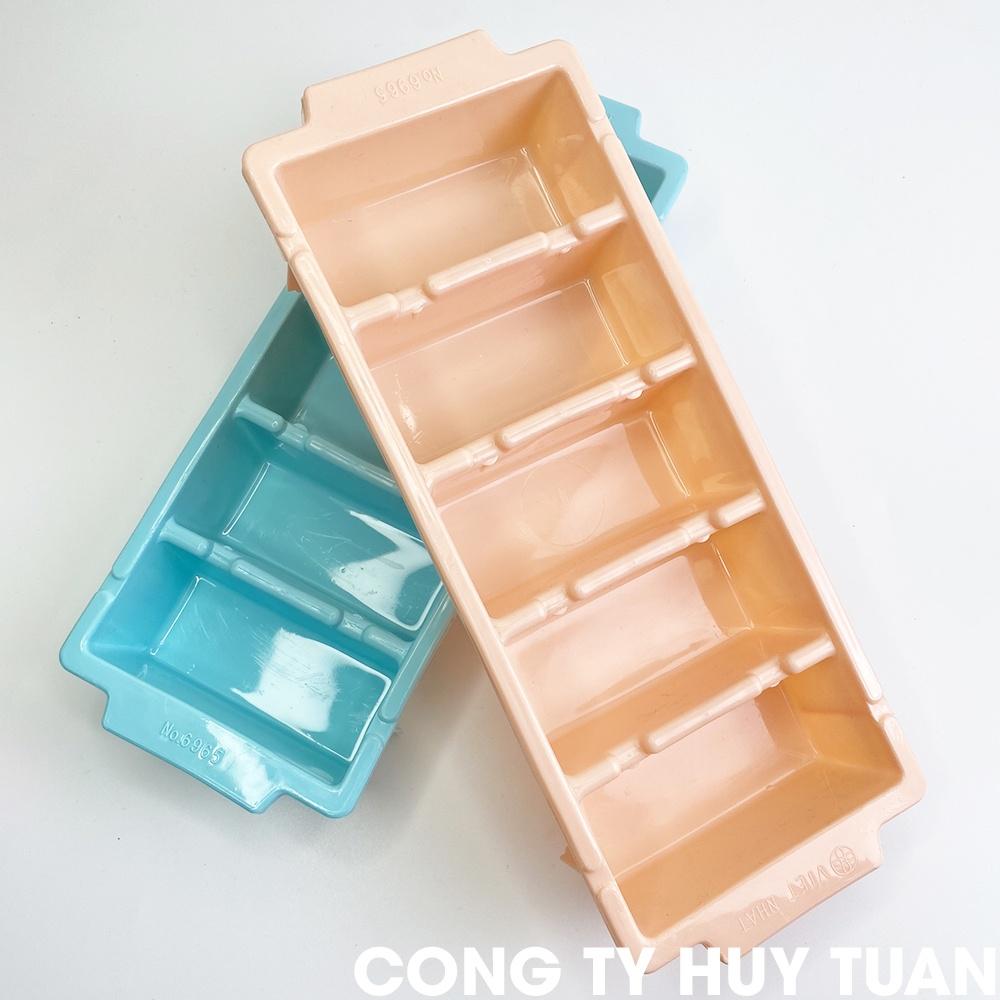 Khay làm đá 5 viên to hình chữ nhật hàng Việt Nhật 6965 (KD05)