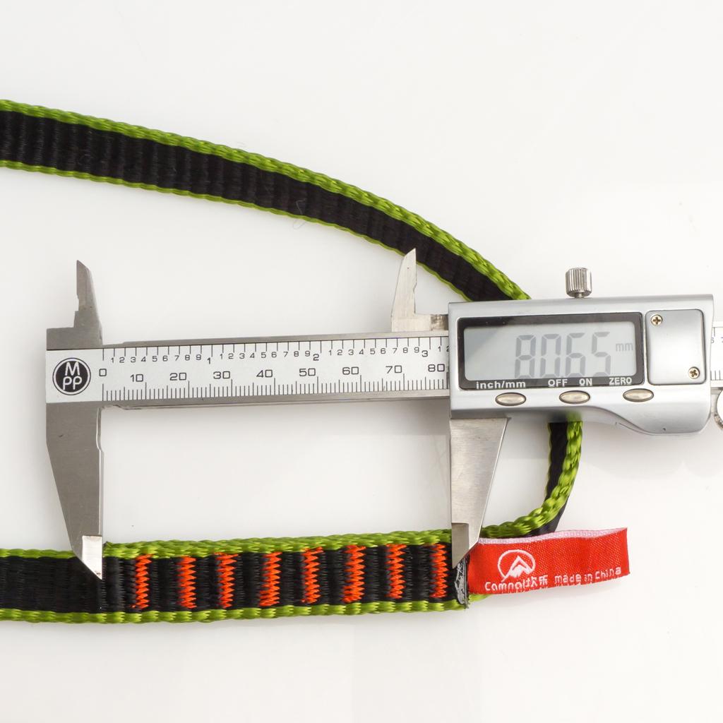 Climbing Sling Rock Nylon Flat Cord Mountaineering Safety Rope Belt 60cm