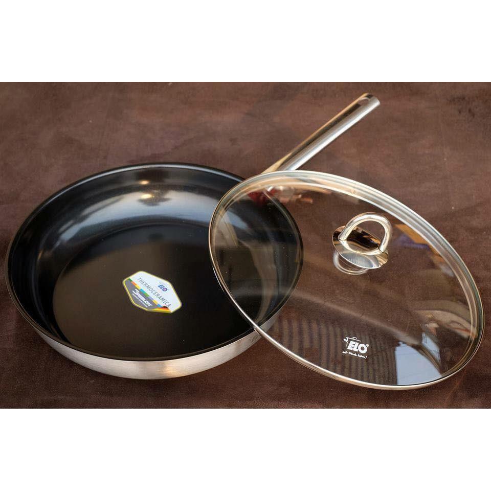 Bộ Nồi Bếp Từ ELO SMARAGD PLUS 4 Món Đáy Liền ,1-5L, Size 16-24cm, Bộ Nồi Inox, Chảo Chống Dính Bếp Từ