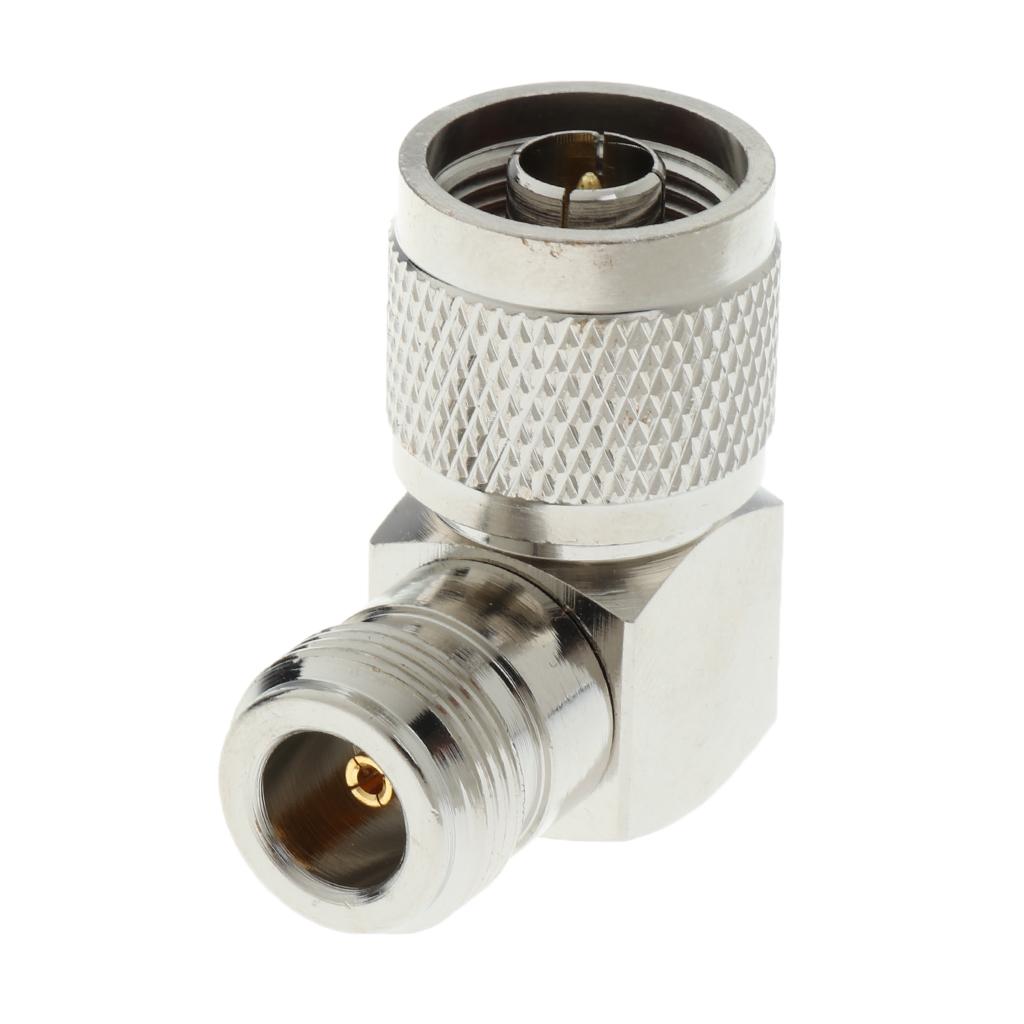 Right Angle N- Type  Type Female RF Coax Adapter Converter