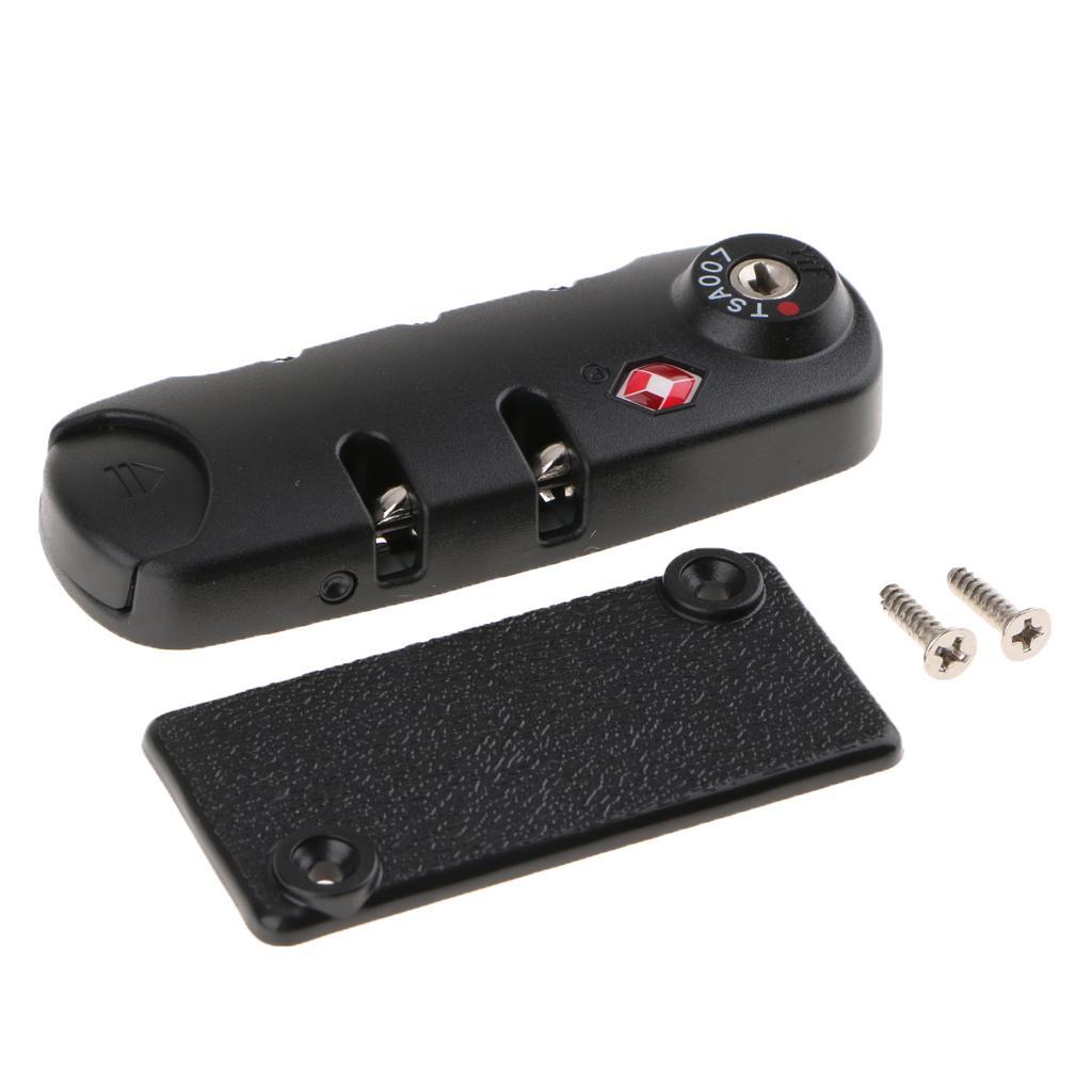 2X 007 Secure Luggage Digit Combination Lock Suitcase Bag Code Lock Padlock