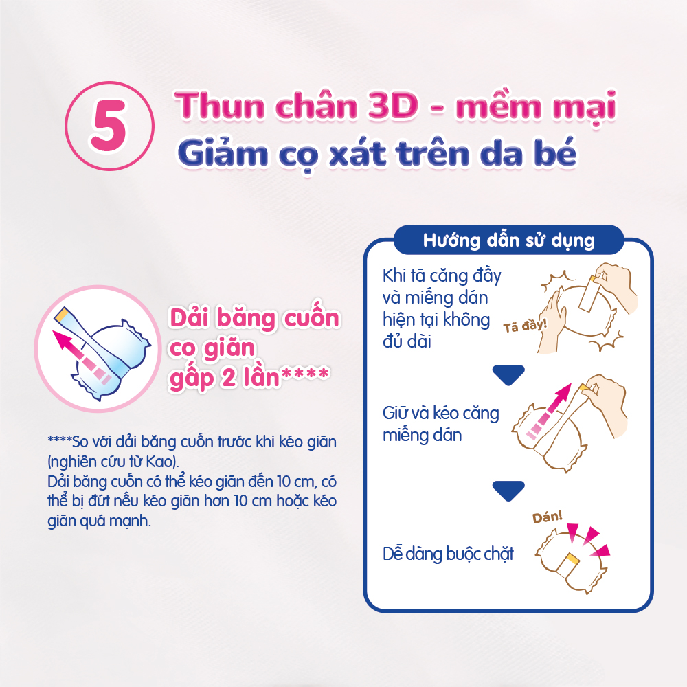 Combo 3 túi Tã quần Merries M52