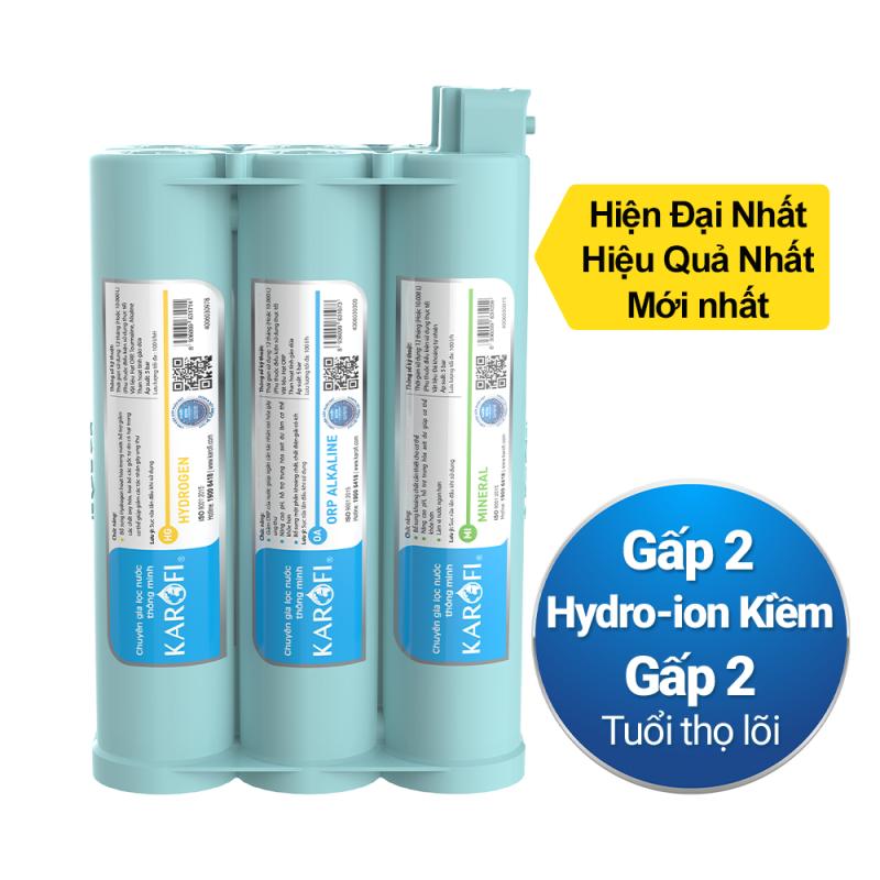 Cụm 6 lõi lọc chức năng Smax KAROFI hiệu suất cao HP 6.2 - Loại thay nhanh - Hàng Chính Hãng