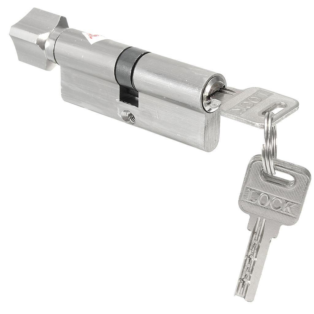 Cylinder Door Barrel Lock Anti-theft Security Door Lock Core with Extra Keys