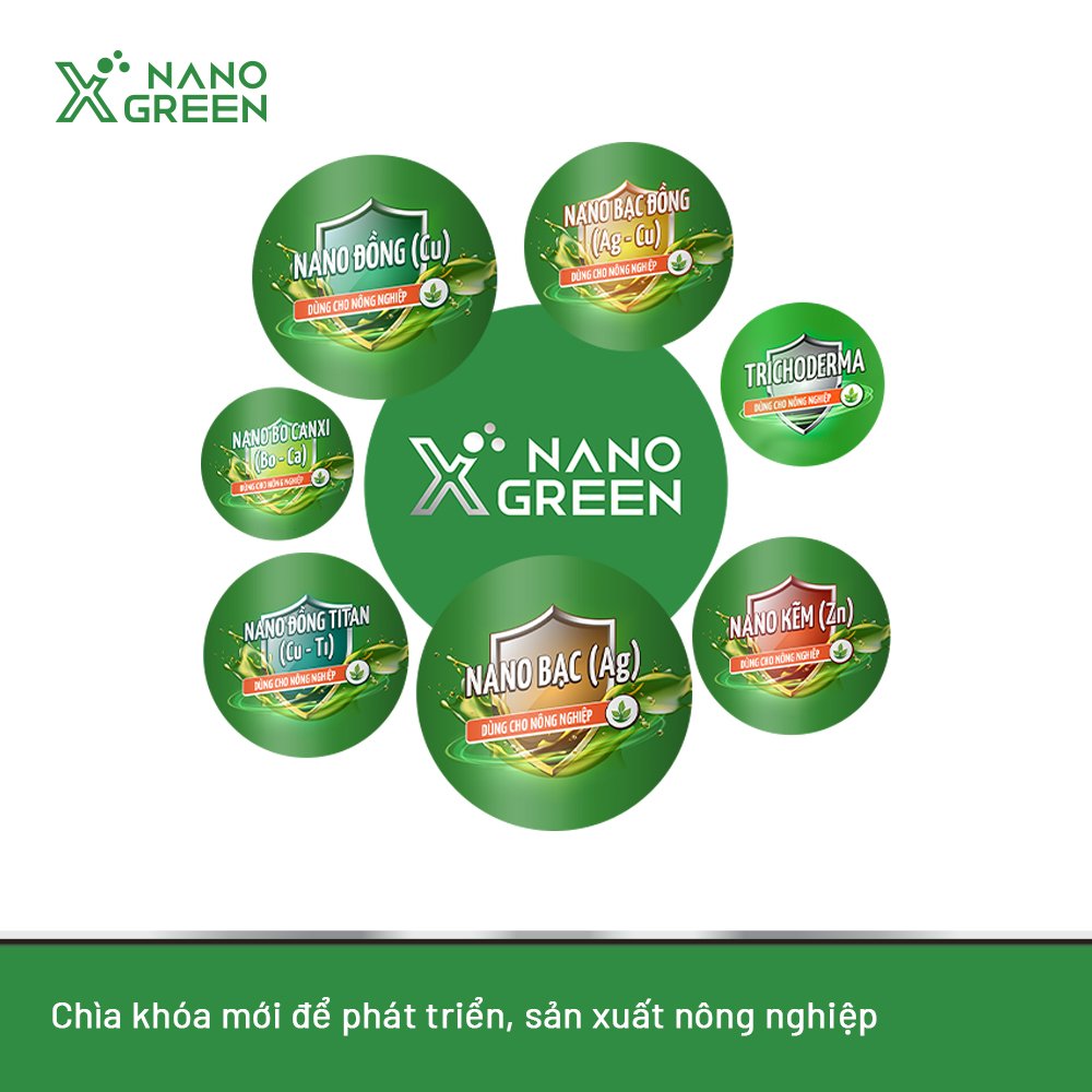 Phân Bón Hữu Cơ Nano Xgreen Nano Bạc Ag 100ml - Chuyên Dùng Trong Nông Nghiệp - AHT Corp