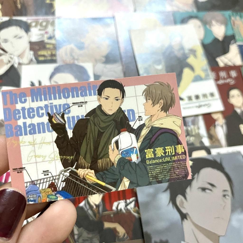 Bộ hình dán - sticker anime Thám tử đại gia Fugou Keiji: Balance:UNLIMITED dán trang trí laptop, máy tính bỏ túi,