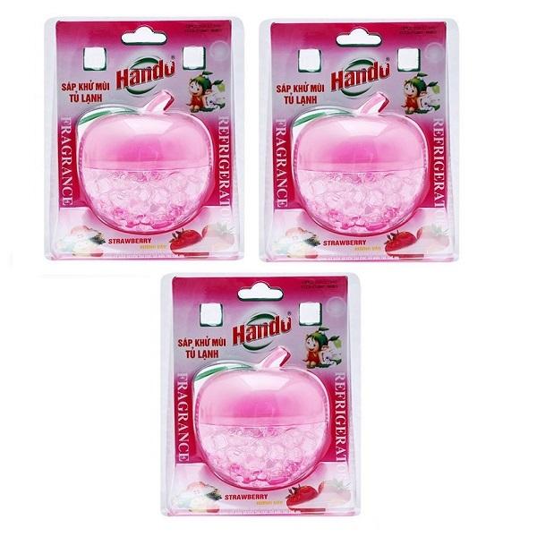 Bộ 2 Sáp thơm khử mùi tủ lạnh Hando 160g hương tươi mát