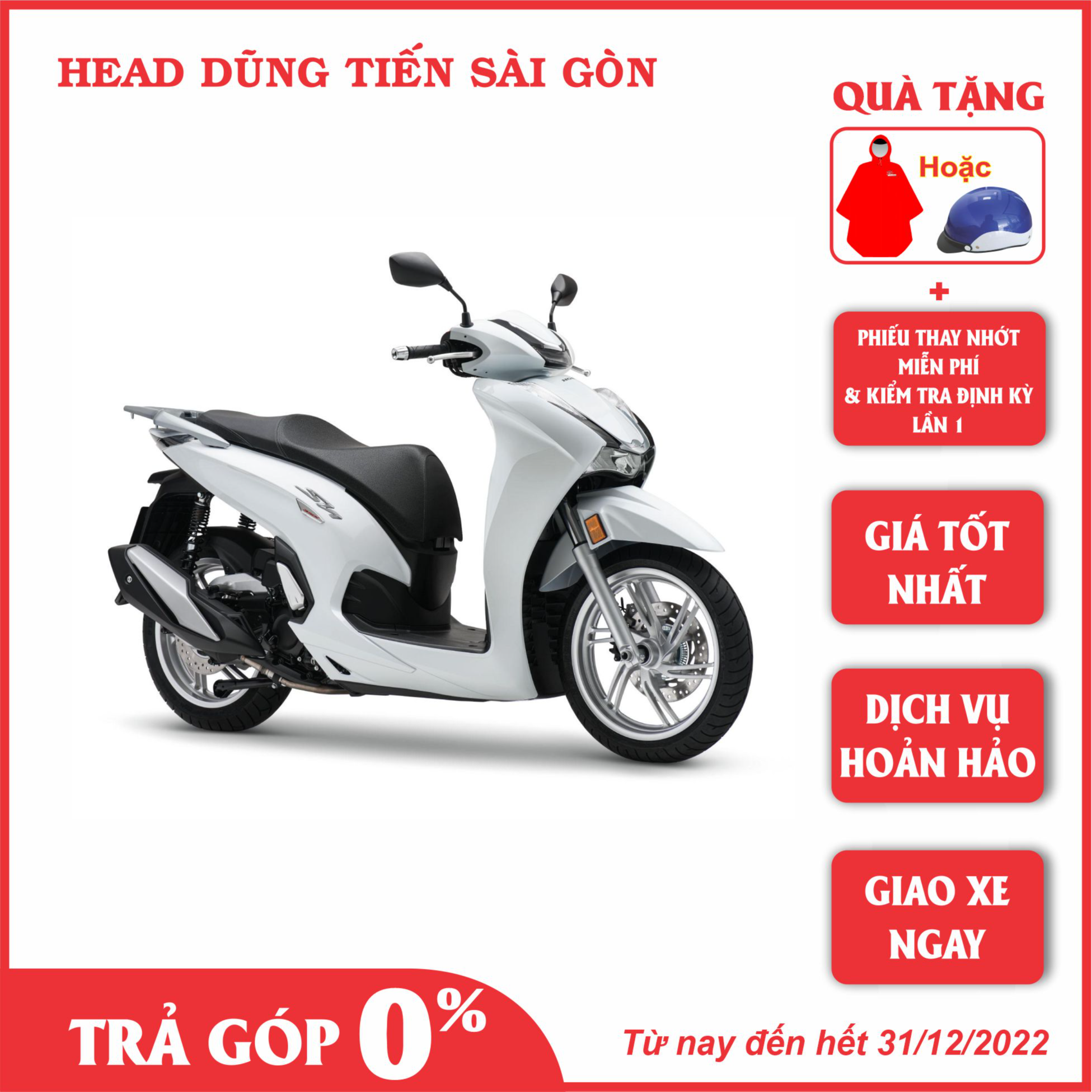 Xe Máy Honda SH350i Cao Cấp - Trắng