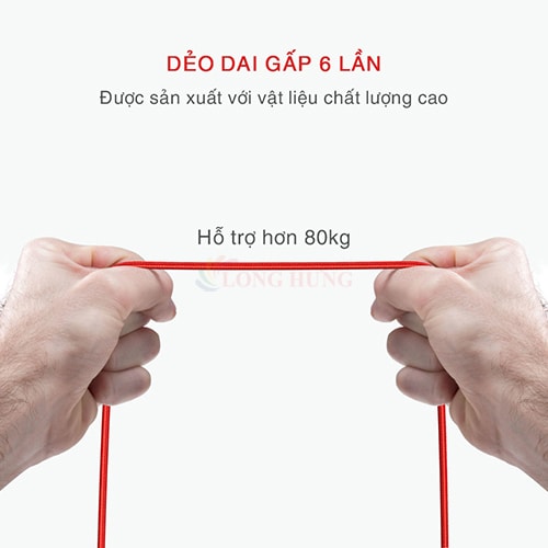 Cáp USB Type-C 2.0 Bagi dây dù 1.5m CH150 - Hàng chính hãng