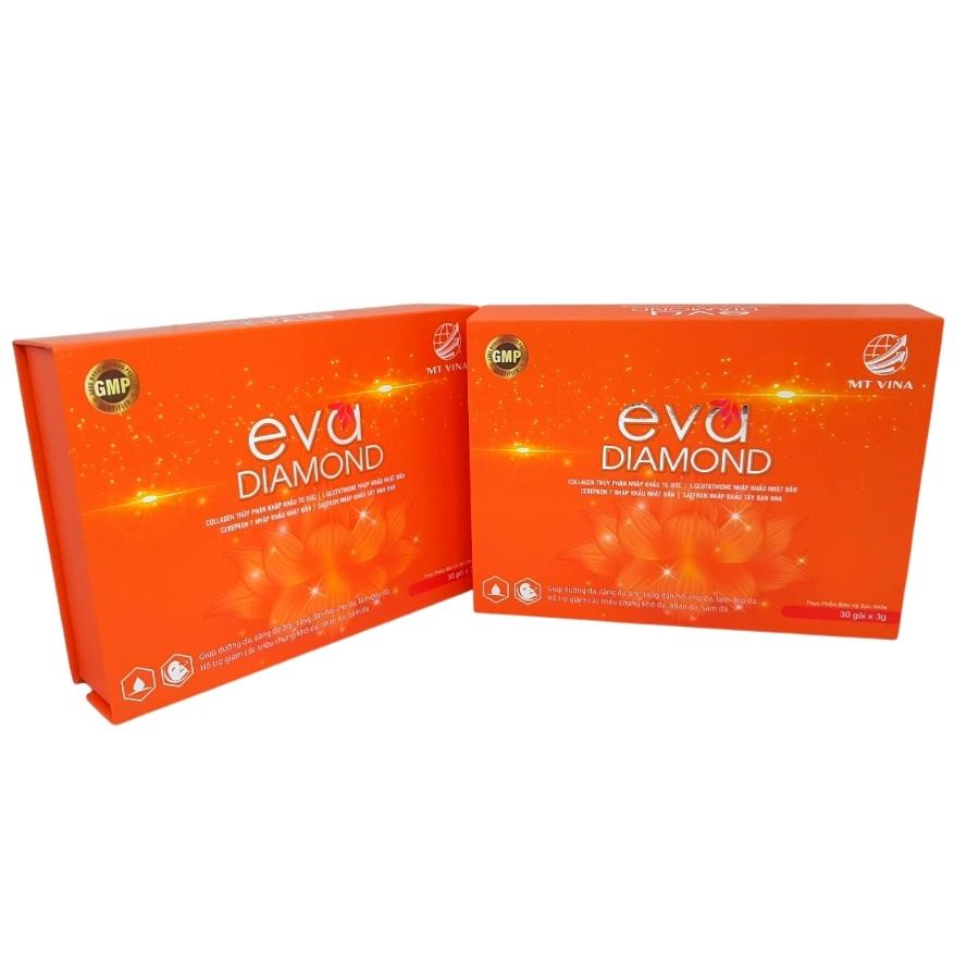 Eva Diamond Thải Độc Đẹp Da cân bằng nội tiết giảm tình trạng nóng trong bốc hỏa khô sạm