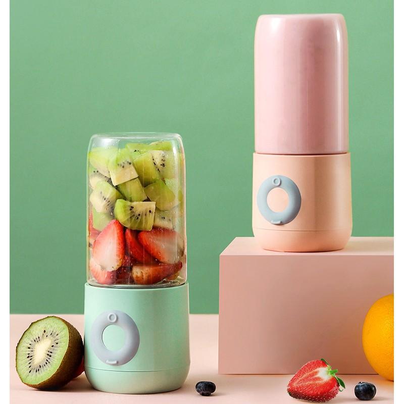 Máy Xay Sinh Tố Cầm Tay Mini Đa Năng Juice Cup Sạc Tích Điện  6 Lưỡi Xay