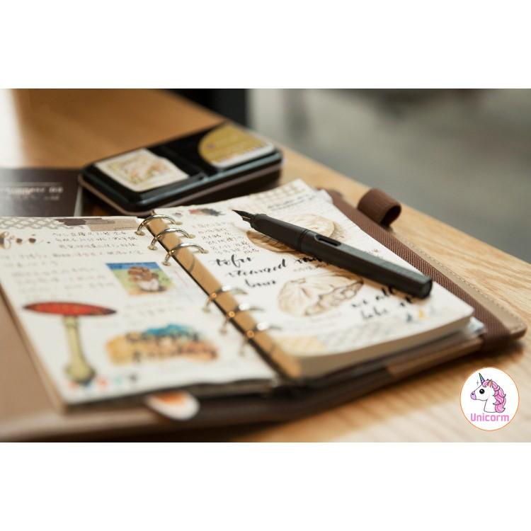 Sổ còng bìa Da kiểu dáng cổ điển