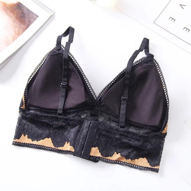 Áo Lót Bralette Ren Có Miếng đệm và khe nhét Mút B077