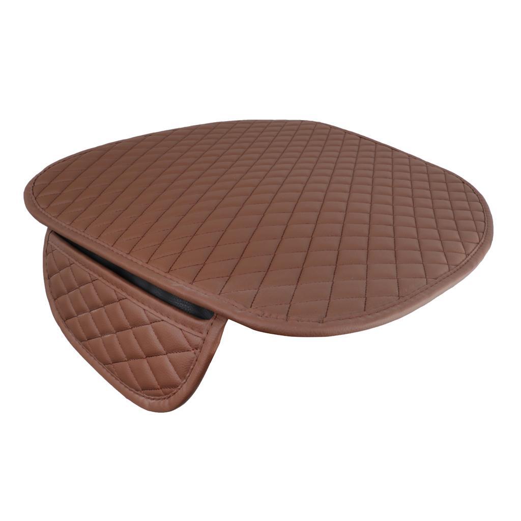 Pack Of 2 Universal Cover Cushion Pad Mat Breathable Interior Brown