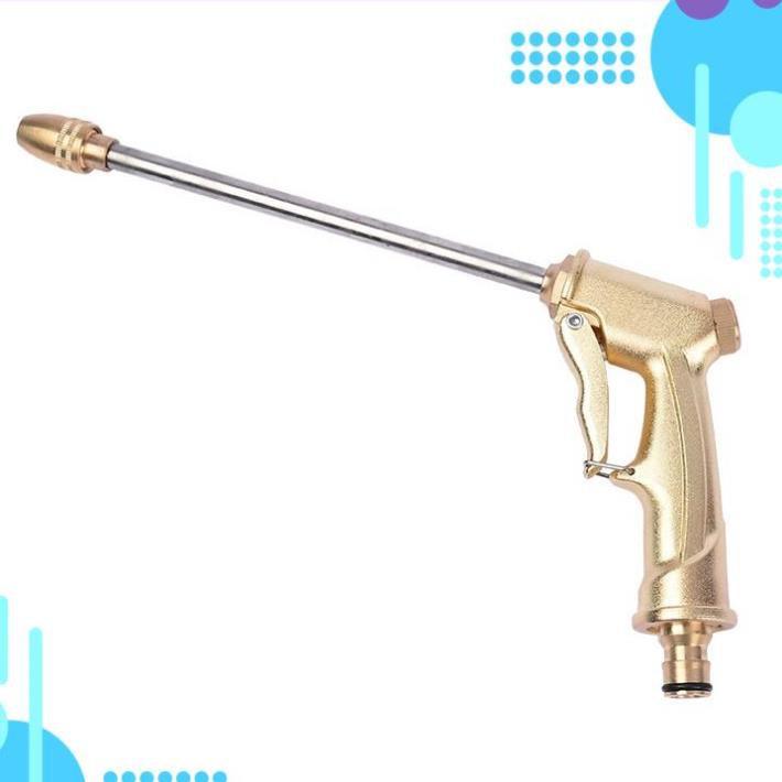 Bộ dây vòi xịt nước rửa xe,tưới cây .tăng áp 3 lần, loại 7m,10m 206701-3 đầu đồng,cút đồng+ tặng đai