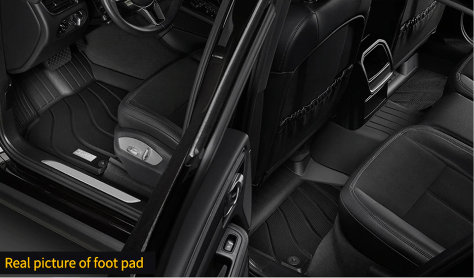 Thảm lót sàn xe ô tô dành cho Porsche Macan 2013- đến nay Nhãn hiệu Macsim 3W chất liệu nhựa TPE đúc khuôn cao cấp - màu đen