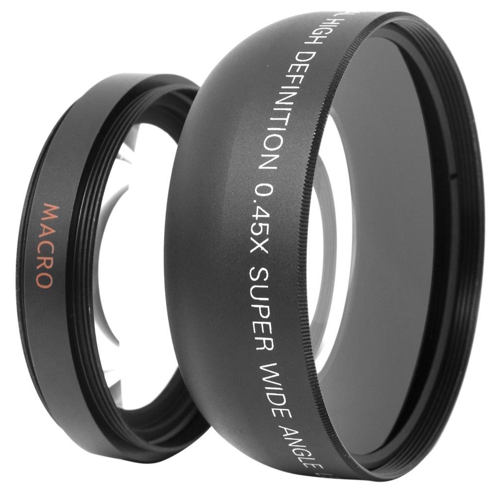 52mm 0.45X Wide Angle &  Lens for    DSLR DC Camera 18-55